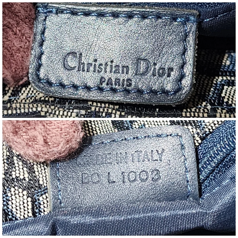 CHRISTIAN DIOR Monogram Flap Messenger Navy Blue - Picture 4 of 16